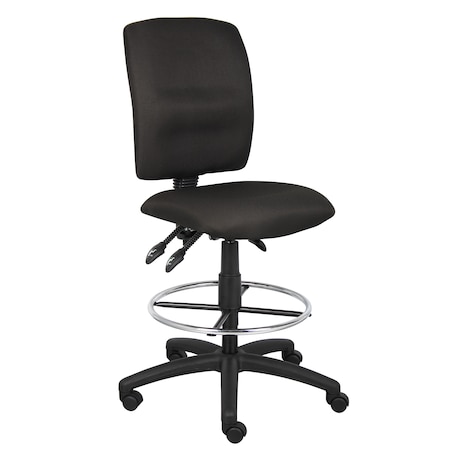 Boss Multi-Function Fabric Drafting Stool B1635-BK